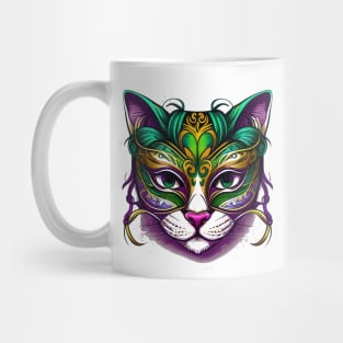 Cat Mardi Gras Cat-tastic Festival Mug